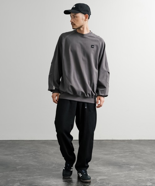ノースフェイス★MINI BOX STITCH SWEATSHIRTS★グレー THE NORTH FACE] MINI BOX STITCH SWEATSHIRTS ☆大人気☆ (THE