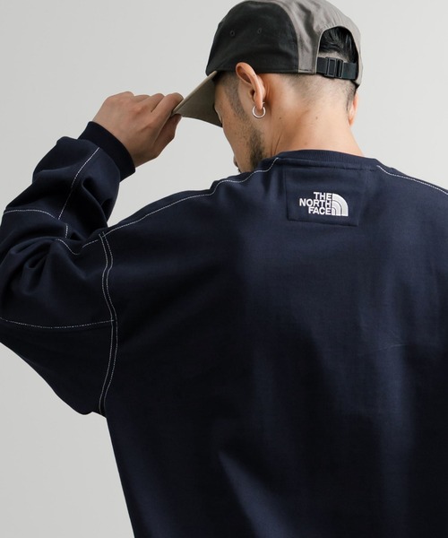 韓国】ノースフェイス ミニボックスステッチ スウェット M 正規品