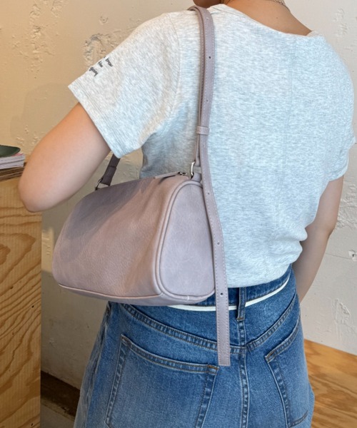 CIAOPANIC TYPY（チャオパニックティピー）の「筒形ショルダーBAG（ショルダーバッグ・レディース・ライトパープル/ブラック/アイボリー・ONE SIZE）」の8枚目の写真