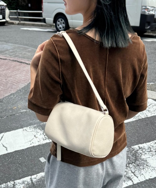 CIAOPANIC TYPY（チャオパニックティピー）の「筒形ショルダーBAG（ショルダーバッグ・レディース・ライトパープル/ブラック/アイボリー・ONE SIZE）」の6枚目の写真