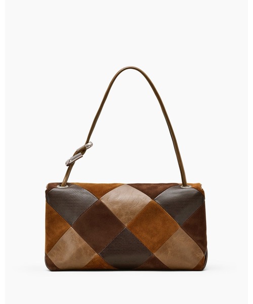MARC JACOBS（マークジェイコブス）の「THE SUEDE PATCHWORK LARGE DUAL BAG/ザ スエード パッチワーク デュアル バッグ ショルダー ラージ（ショルダーバッグ・レディース・ブラウン系その他・ONE SIZE）」の10枚目の写真