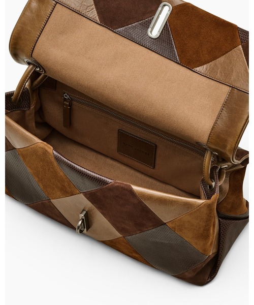 MARC JACOBS（マークジェイコブス）の「THE SUEDE PATCHWORK LARGE DUAL BAG/ザ スエード パッチワーク デュアル バッグ ショルダー ラージ（ショルダーバッグ・レディース・ブラウン系その他・ONE SIZE）」の8枚目の写真