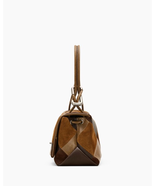 THE SUEDE PATCHWORK LARGE DUAL BAG/ザ スエード パッチワーク