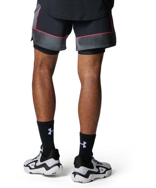 UNDER ARMOUR(アンダーアーマー)の「UAゾーン ウーブンショーツ(バスケットボール/メンズ)(その他パンツ・メンズ・ブラック・M/XL/L/S/2XL/3XL)」の2枚目の写真