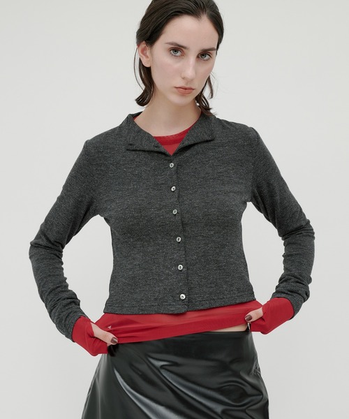 kiehtova（キエトヴァ）の「【kiehtova】LEATHER MINI SKIRT/レザー ミニ スカート KTWR50（スカート・レディース・ブラック・M/S）」の9枚目の写真