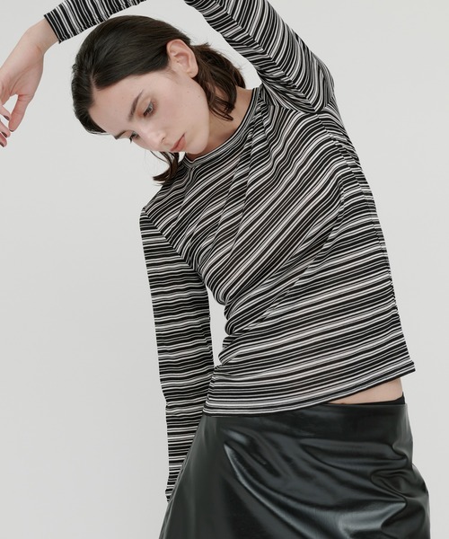 kiehtova（キエトヴァ）の「【kiehtova】LEATHER MINI SKIRT/レザー ミニ スカート KTWR50（スカート・レディース・ブラック・M/S）」の13枚目の写真