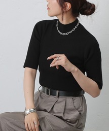 COLONY 2139 | PBT5分袖ハイネックプルオーバー(ニット/セーター)