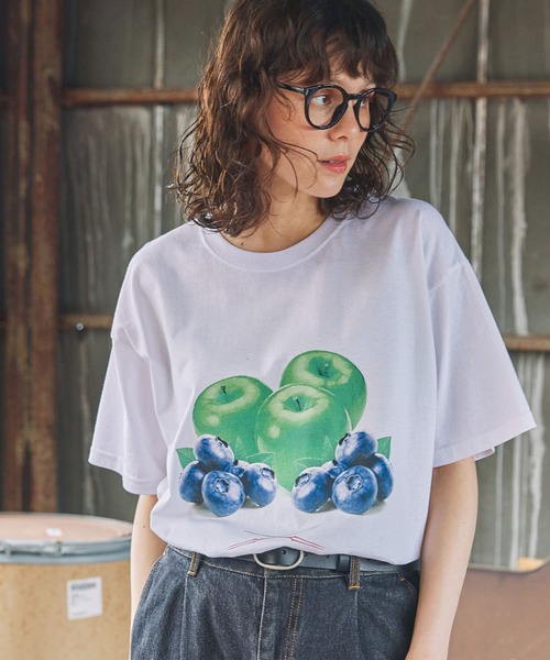 RADIO EVA(ラヂオエヴァ)の「【FRUIT OF THE LOOM×EVANGELION】フルーツオブザルーム×エヴァンゲリオン グラフィックプリント 半袖Tシャツ(Tシャツ/カットソー・レディース・レッド/イエロー/パープル・M/XL)」の18枚目の写真