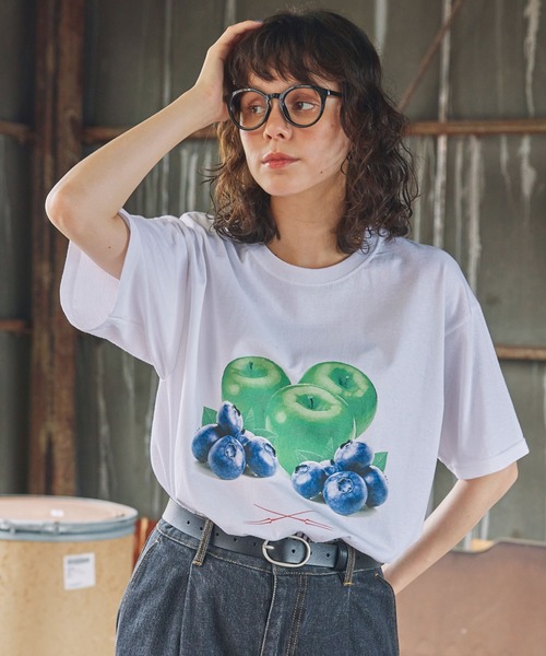RADIO EVA(ラヂオエヴァ)の「【FRUIT OF THE LOOM×EVANGELION】フルーツオブザルーム×エヴァンゲリオン グラフィックプリント 半袖Tシャツ(Tシャツ/カットソー・レディース・レッド/イエロー/パープル・M/XL)」の19枚目の写真