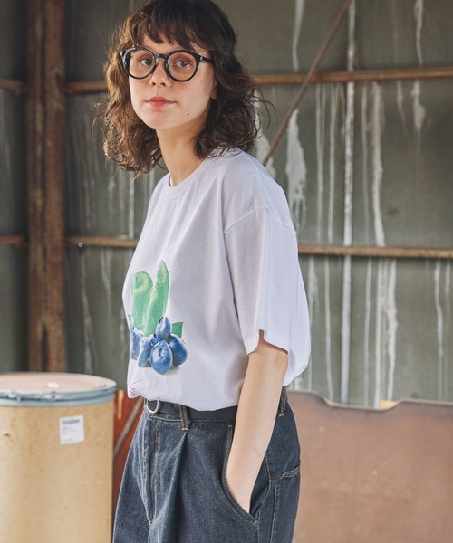 RADIO EVA(ラヂオエヴァ)の「【FRUIT OF THE LOOM×EVANGELION】フルーツオブザルーム×エヴァンゲリオン グラフィックプリント 半袖Tシャツ(Tシャツ/カットソー・レディース・レッド/イエロー/パープル・M/XL)」の21枚目の写真