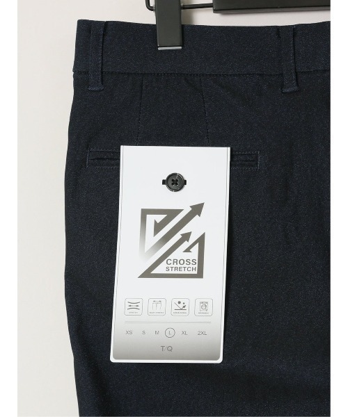 TAKA-Q（タカキュー）の「【ストレッチ 抗菌防臭】タカキュー スリム トラウザーパンツ ソラーロ（チノパンツ・メンズ・ライトグレー/ネイビー・MEDIUM/LARGE/X-LARGE/3L/S/2S）」の7枚目の写真
