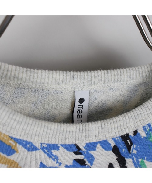 maarook（マルーク）の「千鳥ＰＴふわかる裏毛ワンピース（ワンピース・キッズ・ブルー・130cm/120cm/110cm/100cm/90cm/80ｃｍ）」の7枚目の写真