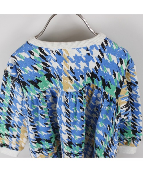 maarook（マルーク）の「千鳥ＰＴふわかる裏毛ワンピース（ワンピース・キッズ・ブルー・130cm/120cm/110cm/100cm/90cm/80ｃｍ）」の9枚目の写真