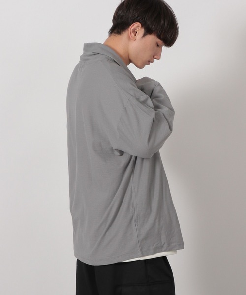LAKOLE(ラコレ)の「梨地ショールカーデ長袖 / 589540(カーディガン/ボレロ・メンズ・グレー/ブラック/キャメル・MEDIUM/LARGE)」の14枚目の写真