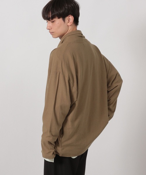 LAKOLE(ラコレ)の「梨地ショールカーデ長袖 / 589540(カーディガン/ボレロ・メンズ・グレー/ブラック/キャメル・MEDIUM/LARGE)」の16枚目の写真
