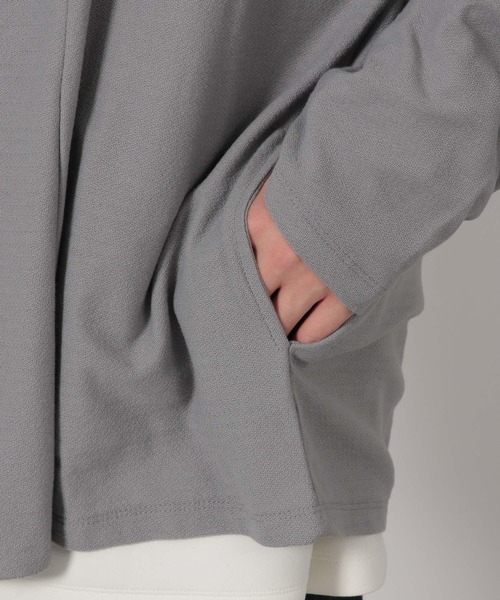 LAKOLE(ラコレ)の「梨地ショールカーデ長袖 / 589540(カーディガン/ボレロ・メンズ・グレー/ブラック/キャメル・MEDIUM/LARGE)」の5枚目の写真