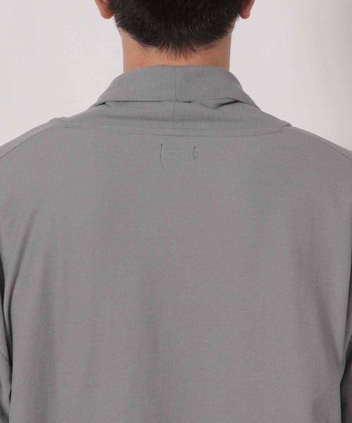 LAKOLE(ラコレ)の「梨地ショールカーデ長袖 / 589540(カーディガン/ボレロ・メンズ・グレー/ブラック/キャメル・MEDIUM/LARGE)」の6枚目の写真