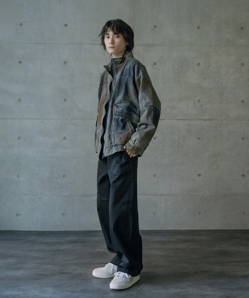 RATTLE TRAP(ラトルトラップ)の「12ozスラブデニムスタンドブルゾン(デニムジャケット・メンズ・ブルー系その他/ブラック/ブルー・M/L)」の22枚目の写真