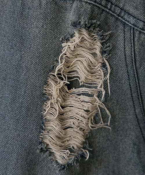 RATTLE TRAP(ラトルトラップ)の「12ozスラブデニムスタンドブルゾン(デニムジャケット・メンズ・ブルー系その他/ブラック/ブルー・M/L)」の15枚目の写真