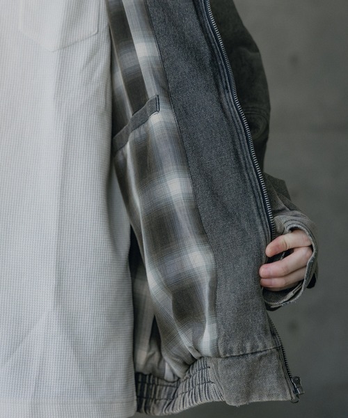 RATTLE TRAP(ラトルトラップ)の「12ozスラブデニムスタンドブルゾン(デニムジャケット・メンズ・ブルー系その他/ブラック/ブルー・M/L)」の19枚目の写真