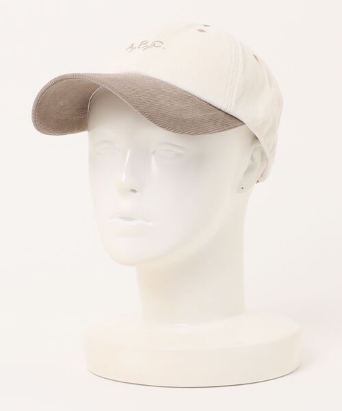 A.P.C. GOLF（アー・ペー・セー ゴルフ）の「Lena two-tone Ball Cap（キャップ・レディース・ネイビー/オフホワイト・S）」の2枚目の写真