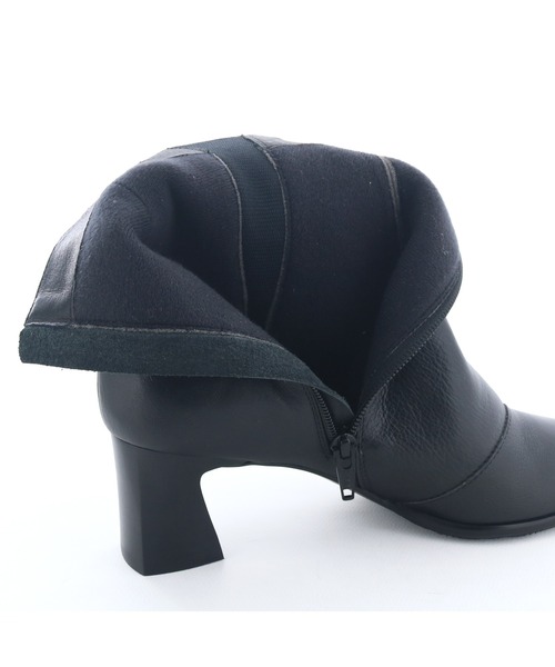 cava cava（サヴァサヴァ）の「防滑│Vカットサイドゴアブーツ　3720563（ブーツ・レディース・ブラック/ダークブラウン・22.5cm/23cm/23.5cm/24cm/24.5cm）」の6枚目の写真