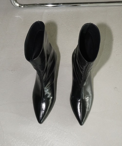 chuclla（チュクラ）の「エレガントポインテッドトゥ ショートブーツ chs25a018（ブーツ・レディース・ブラック・38/37/36/39/40）」の16枚目の写真