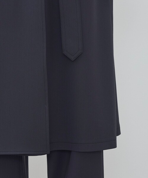 DES PRES(デ・プレ)の「ハイツイストギャバジン トレンチコート(トレンチコート・レディース・ダークブラウン/ブラウン/グレー系その他2/チャコールグレー/ライトベージュ・36/34)」の7枚目の写真