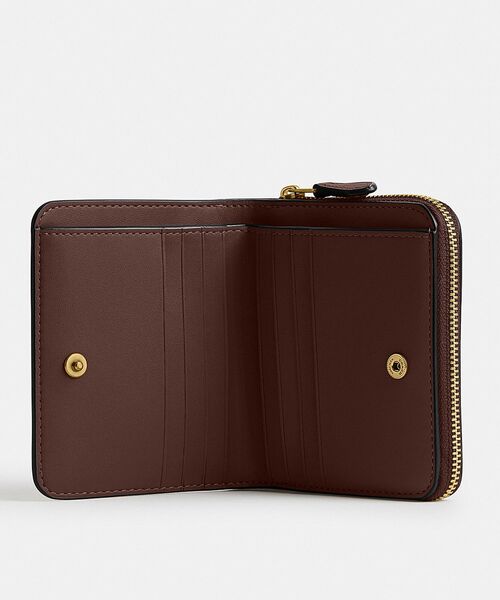 【COACH☆新品】 ビルフォールド ウォレット☆ダーク ライム☆カーフ レザー COACH 財布 ニューヨーク ビルフォールド ウォレット レディース