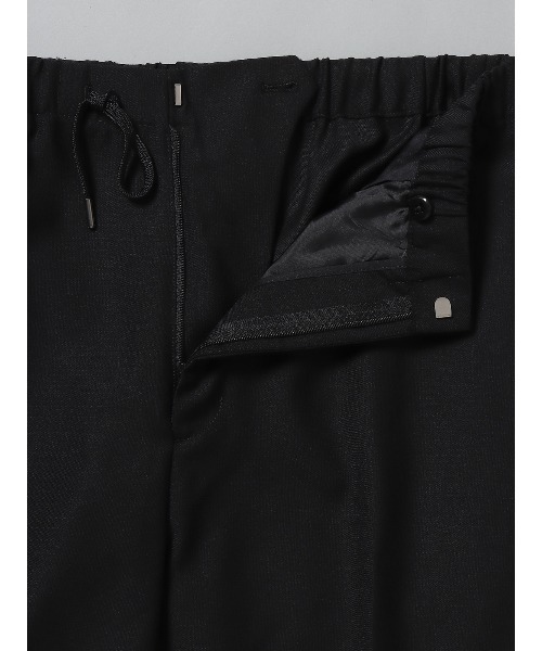 GOOVI（グービ）の「GOOVI イージーパンツ ウールギャバジン 無地（スラックス・メンズ・ベージュ系/ブラック系・1/2/3）」の14枚目の写真