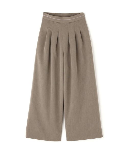 NATURAL BEAUTY BASIC（ナチュラルビューティーベーシック）の「◇ウエストラインタックワイドパンツ（その他パンツ・レディース・ピンク/ブラウン・MEDIUM/P/S）」の3枚目の写真