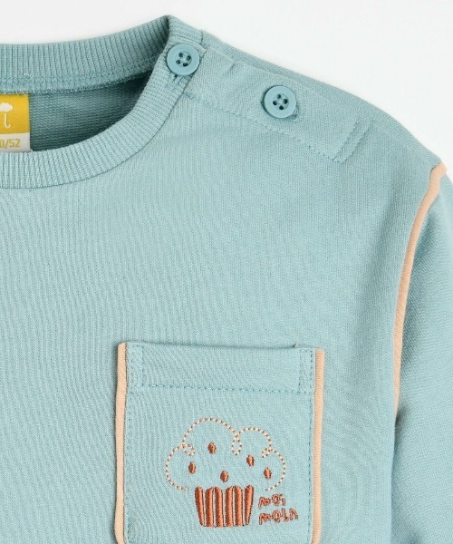 moimoln(モイモルン)の「クリップパンミニツリートップス(Tシャツ/カットソー・キッズ・ベージュ/アイボリー/ミント・110cm/90cm/120cm/100cm)」の14枚目の写真