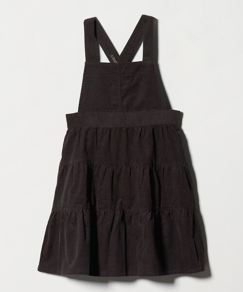 green label relaxing(グリーンレーベルリラクシング)の「コーデュロイ ジャンパースカート / キッズ 100cm-160cm(ワンピース・キッズ・ダークグレー/パープル・150cm/100cm/130cm/110cm/140cm/120cm/160cm)」の2枚目の写真