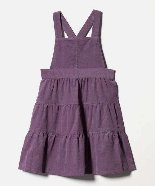 green label relaxing(グリーンレーベルリラクシング)の「コーデュロイ ジャンパースカート / キッズ 100cm-160cm(ワンピース・キッズ・ダークグレー/パープル・150cm/100cm/130cm/110cm/140cm/120cm/160cm)」の9枚目の写真