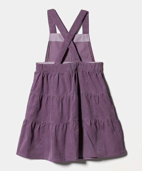 green label relaxing(グリーンレーベルリラクシング)の「コーデュロイ ジャンパースカート / キッズ 100cm-160cm(ワンピース・キッズ・ダークグレー/パープル・150cm/100cm/130cm/110cm/140cm/120cm/160cm)」の10枚目の写真