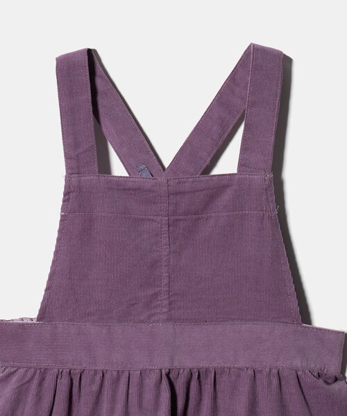 green label relaxing(グリーンレーベルリラクシング)の「コーデュロイ ジャンパースカート / キッズ 100cm-160cm(ワンピース・キッズ・ダークグレー/パープル・150cm/100cm/130cm/110cm/140cm/120cm/160cm)」の11枚目の写真