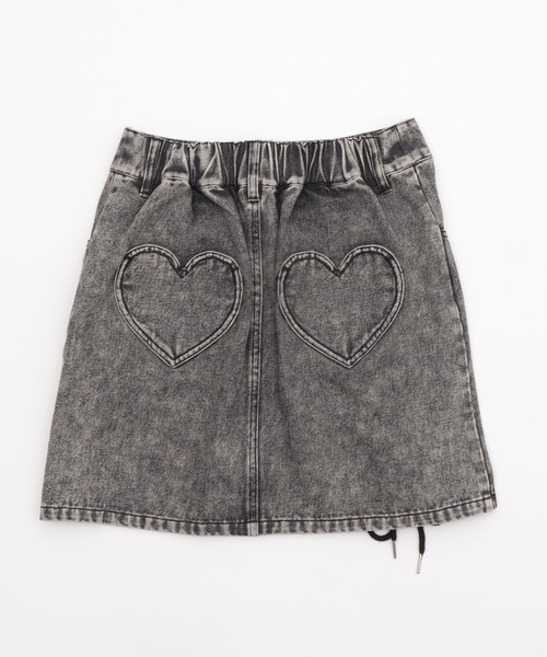 WEGO（ウィゴー）の「WEGO/レースアップハートポケットデニムスカパン（デニムスカート・レディース・ブラック系3/コバルトブルー・FREE）」の19枚目の写真