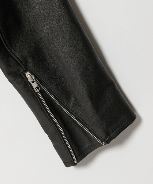 BEAUTY&YOUTH UNITED ARROWS(ビューティーアンドユースユナイテッドアローズ)の「【WEB限定 WARDROBE SMART】 シープ シングル ライダースジャケット(ライダースジャケット・メンズ・ブラック・S/M/L/XL)」の15枚目の写真