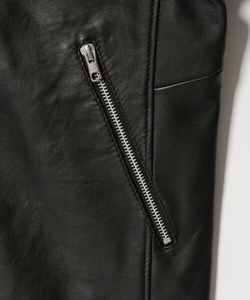 BEAUTY&YOUTH UNITED ARROWS(ビューティーアンドユースユナイテッドアローズ)の「【WEB限定 WARDROBE SMART】 シープ シングル ライダースジャケット(ライダースジャケット・メンズ・ブラック・S/M/L/XL)」の16枚目の写真