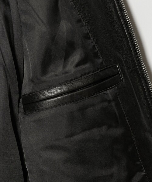 WEB限定 WARDROBE SMART】 シープ シングル ライダースジャケット