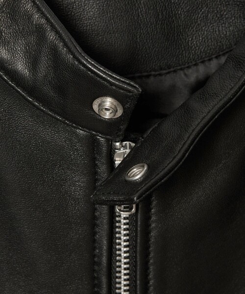 BEAUTY&YOUTH UNITED ARROWS(ビューティーアンドユースユナイテッドアローズ)の「【WEB限定 WARDROBE SMART】 シープ シングル ライダースジャケット(ライダースジャケット・メンズ・ブラック・S/M/L/XL)」の18枚目の写真