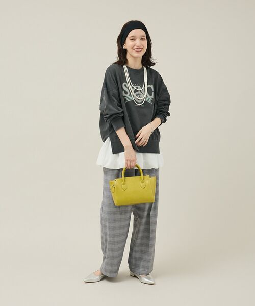 Green Parks(グリーンパークス)の「裾バルーンレイヤータンク(タンクトップ・レディース・ホワイト・FREE)」の2枚目の写真