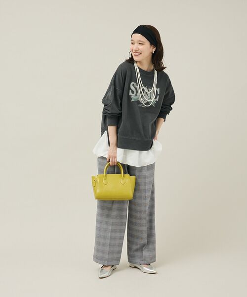 Green Parks(グリーンパークス)の「裾バルーンレイヤータンク(タンクトップ・レディース・ホワイト・FREE)」の3枚目の写真