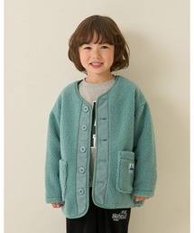b・ROOM（ビールーム）の「【予約商品】【組み合わせ自由シリーズ】ボアブルゾン（ブルゾン・キッズ）」