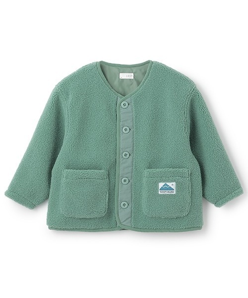 b・ROOM（ビールーム）の「【組み合わせ自由シリーズ】ボアブルゾン（ブルゾン・キッズ・モスグリーン/ベージュ/プラム/チャコール/アイボリー・100cm/110cm/120cm/130cm/140cm/150cm）」の22枚目の写真