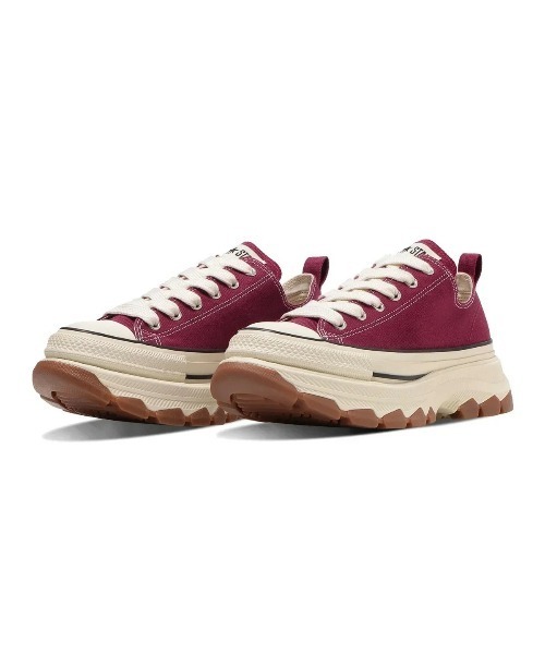 CONVERSE(コンバース)の「CONVERSE ALL STAR TREKWAVE FS OX(コンバース オールスター トレックウエーブ FS OX)(スニーカー・メンズ・バーガンディー/グリーン・23cm/23.5cm/24cm/24.5cm/25cm/25.5cm/26cm/26.5cm/27cm/27.5cm/28cm/29cm)」の1枚目の写真