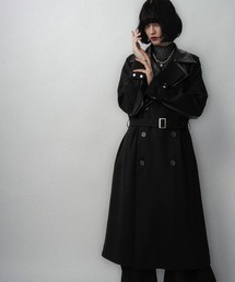 HARE 黒 ロングコート MEDIUM HARE トレンチコート コート ウールダブルコート(HARE) メンズ