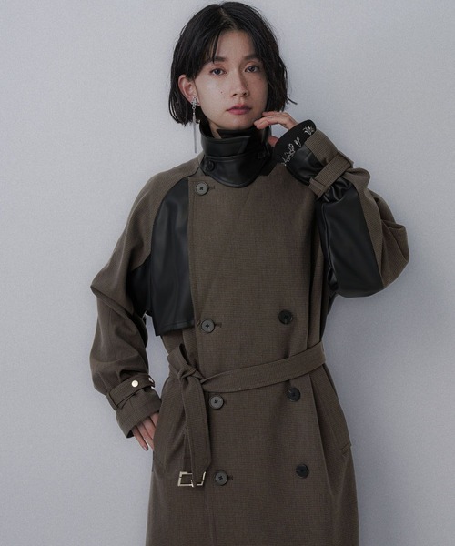 HARE トレンチコート　S HARE トレンチコート コート ソデ2WAYトレンチジャケット(HARE
