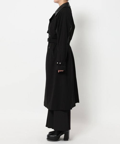 DIR様限定！【美品】HARE カットオフダブルコート 黒 HARE ウールダブルブレストコート ブラック サイズM