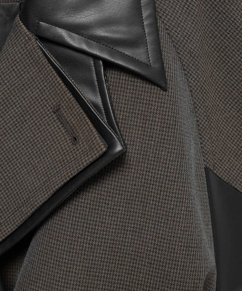 HARE（ハレ）の「ダブルカラートレンチコート(HARE)（トレンチコート・レディース・グレー/ブラウン系その他/ブラック・FREE）」の8枚目の写真